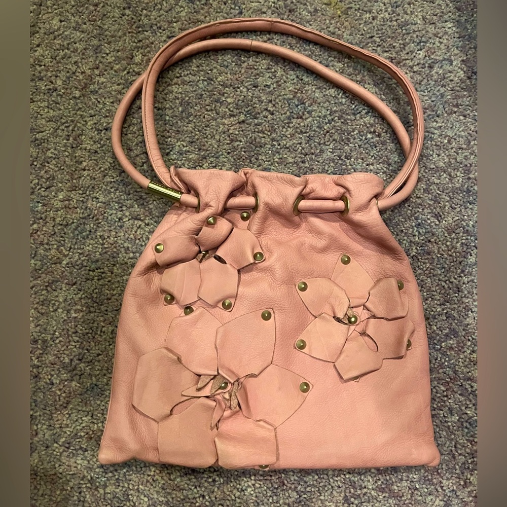 Renato Angi Venezia Pink Leather Bag